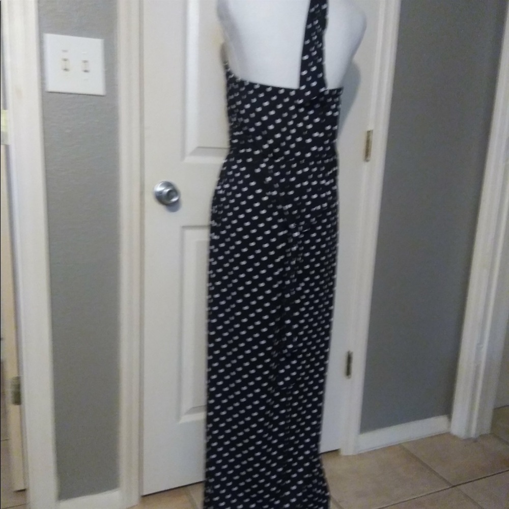 A List Polka Dot Maxi Dress w/ Pockets XL - Picture 2 of 4